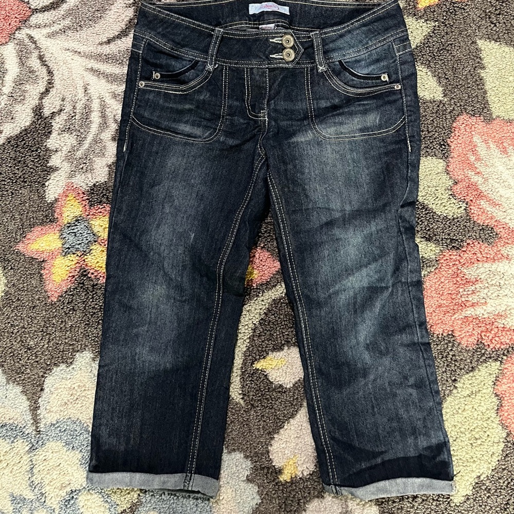 Y2K Candie's Midnight Blue Cropped Jeans